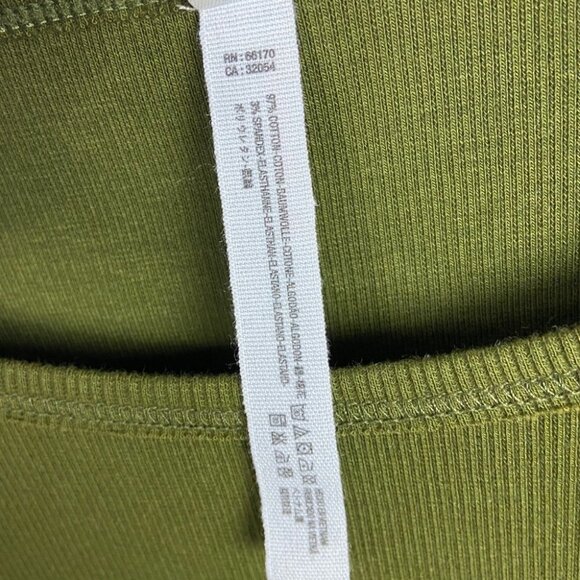 NWT Free People Dance New Wave Green Crop Top Size Medium Boho Revolve Gymnastic - Picture 11 of 12